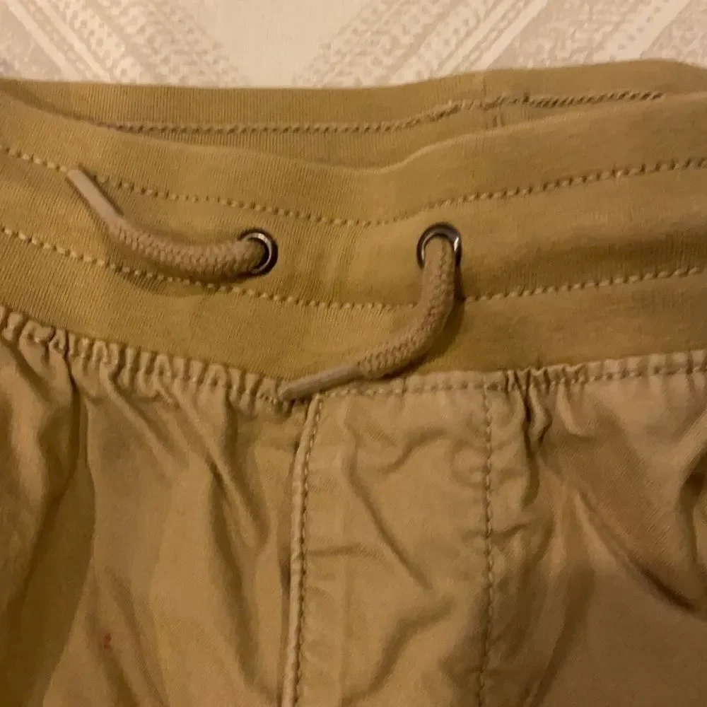 Gap Boys Khaki Cargo Multiple Pocket Long Shorts
